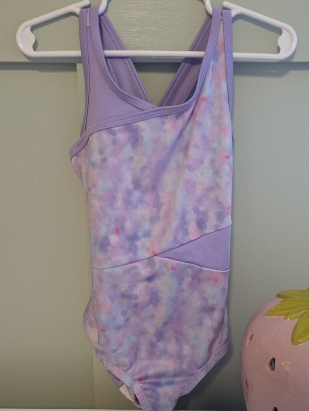Cat & Jack Dance Gymnastics Leotard 4/5 4t One-Piece Purple Pink